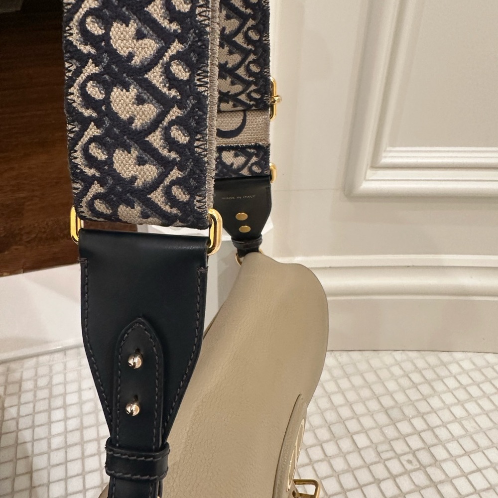 Dior Taupe Leather Crossbody Bag - Picture 6 of 16